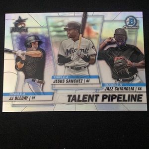 Jazz Chisholm -2020 topps bowman chrome